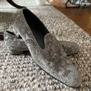 SOLD Stuart Weitzman velvet loafers